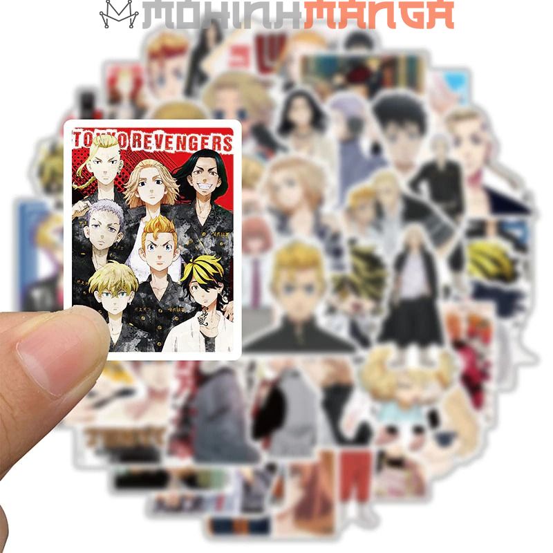 Bộ sticker Tokyo Revengers (miếng dán decal Revenger) chống nước hình dán Manjiro Sano Ken Ryuguji Takemichi Hanagaki