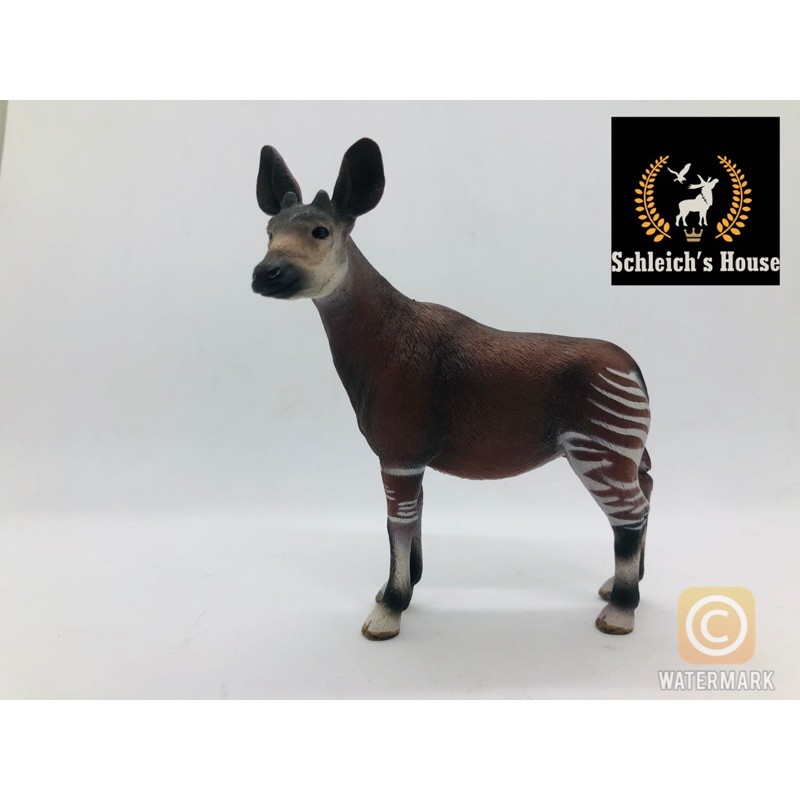 Mô hình động vật Schleich chính hãng Hươu đuôi vằn (okapi) 14361 - Schleich House