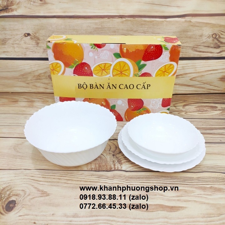 Bộ tô chén dĩa sứ trắng - tô chén dĩa sứ trắng