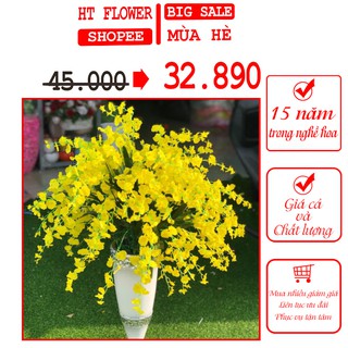 Cây giả, Lan Vũ Nữ, Lan vải, Hoa giả (COMBO 10 CÀNH)