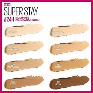 [Auth] Kem Nền Dạng Thỏi Maybelline Super Stay Multi-Use Foundation Stick Makeup