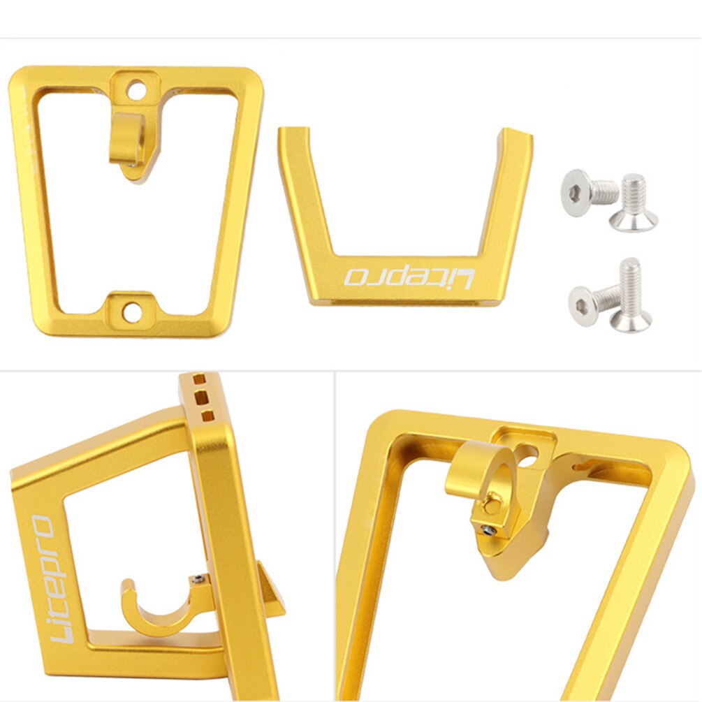 LITEPRO Giá Đỡ Đồ Dùng Gắn Phía Trước Yên Xe Đạp Hình Mũi Heo Gấp Gọn Tiện Dụng Cho Brompton