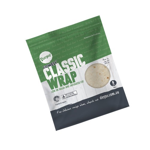Vỏ bánh ngô Gowell classic hiệu Diego’s túi 400g 8 bánh