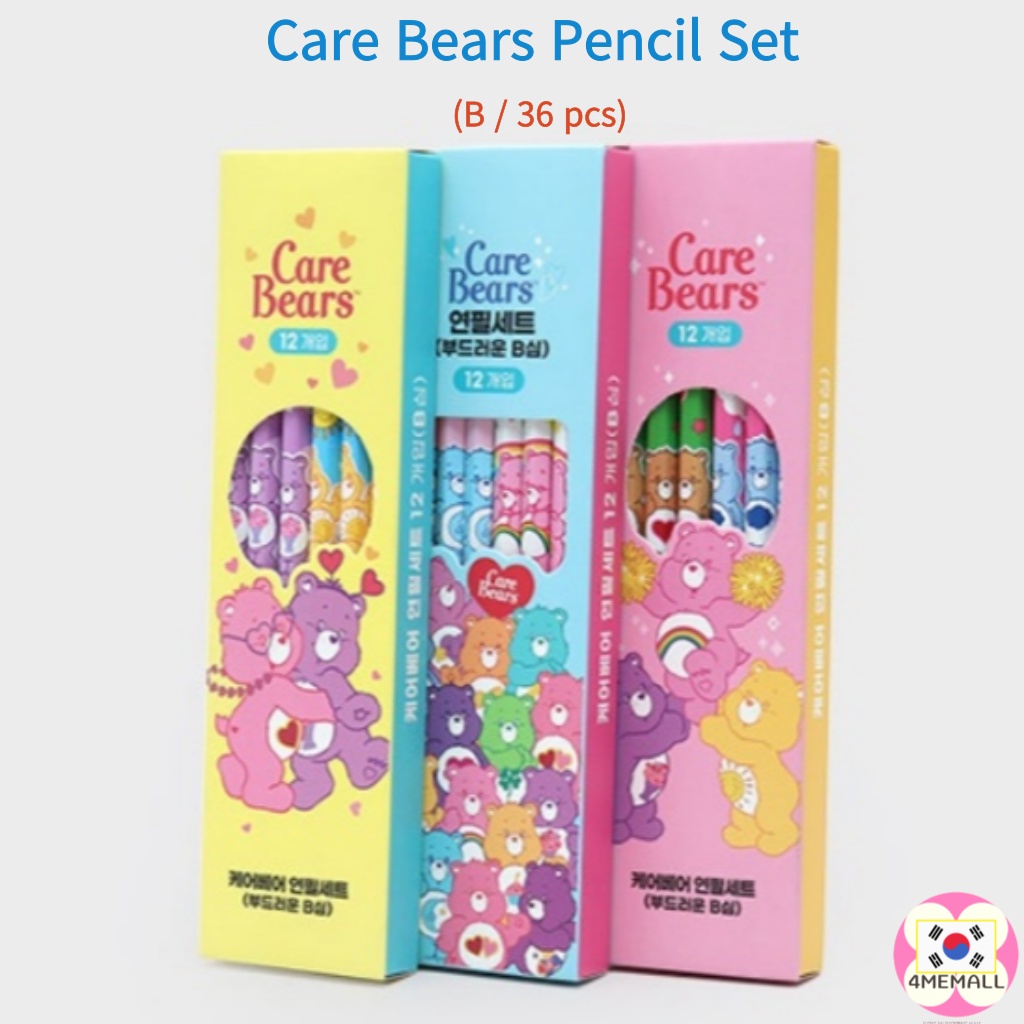 DAISO Bộ 36 cây bút chì hình gấu dễ thương kiểu Hàn Quốc