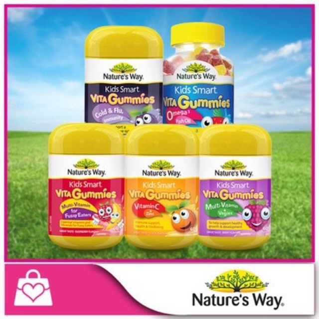 Kẹo Gummies Nature’s Way cho bé từ 2 tuổi