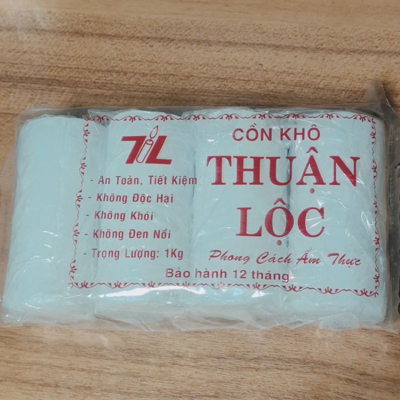 Cồn khô nướng lẩu cho bếp cồn Gói 1KG có 16 cục có 2 loại