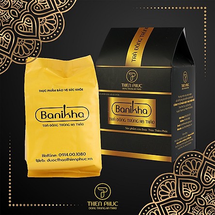 Trà Đông Trùng Hạ Thảo BANIKHA - bổ thận, bổ phổi, nâng cao thể trạng, giúp giảm lão hóa