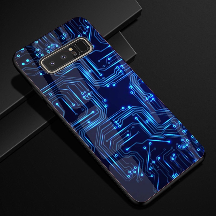 Ốp Lưng Kính SAMSUNG GALAXY NOTE 8 Hình in 3D sáng bóng cao cấp