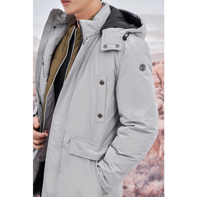 Áo khoác Nam dáng dài 3 lóp siêu nhẹ chống thấm nước DGCs - WAJK2036M