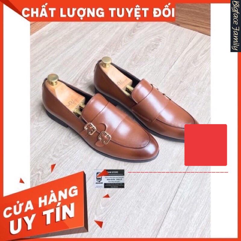 { Full Video } Giày Lười Nam Da Bò - Băng Ngang Thời Trang 🎁 Bảo Hành Nổ Da 12 Tháng🎁 Đế Cao Su Đúc .
