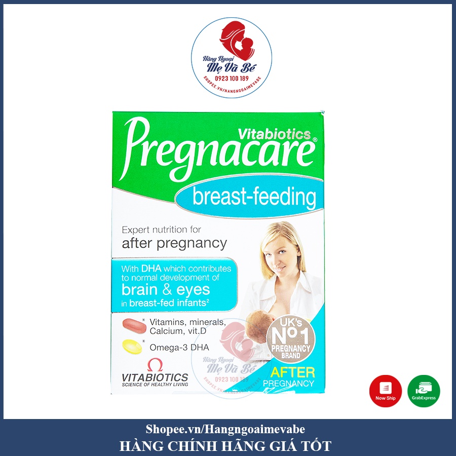 Vitamin BÚ ANH Pregnacare Breast-Feeding Anh