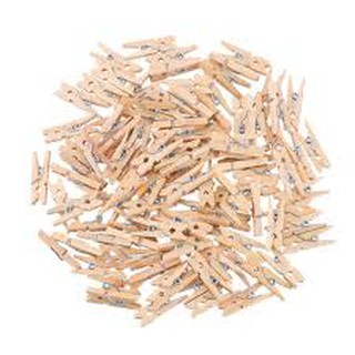 Sét 20 kẹp ảnh gỗ kèm dây