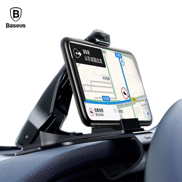 Bộ đế giữ điện thoại dùng trong xe hơi Baseus Mouth Car Holder (Mount Clip, Clamp Adjustable Phone Holder Stand) -BH 12t