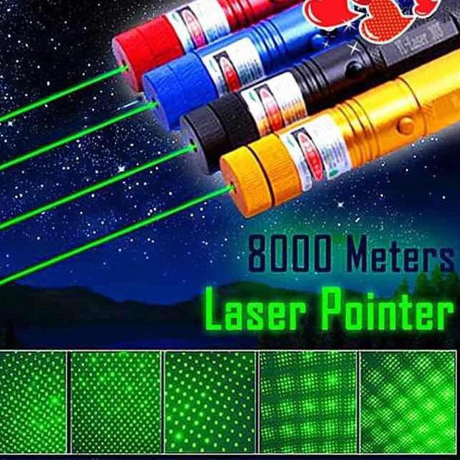 Bút Chiếu Laser Xanh Lá / Đen 303 303