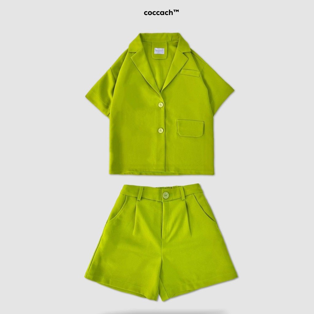 Set bộ Blazer cộc tay CCS68 by COCCACH