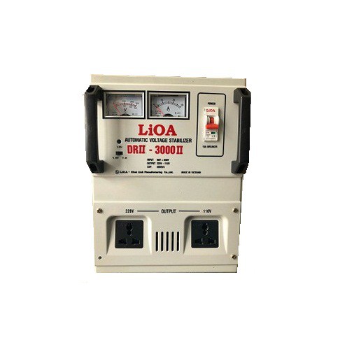 Ổn áp 1 pha LIOA DRII-3000 II 3.0kVA điện áp vào 50V - 250V ( Thế hệ mới 2018 )