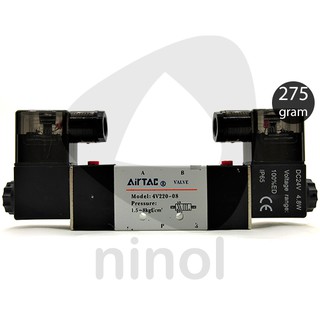 Van điện từ khí nén 5/2 5 ngã 2 vị trí 2 coil Airtac