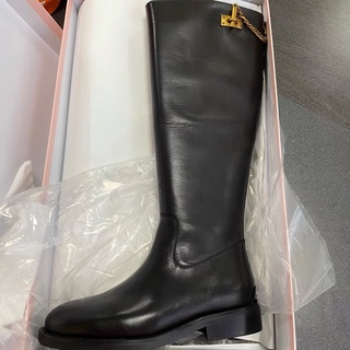 Boot đùi cao cổ khoá sau PHỐI XÍCH (HÀNG QC CAO CẤP) (sale)
