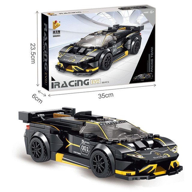1002 🚗 Xếp hình kiểu Lego Technic siêu xe  🚗