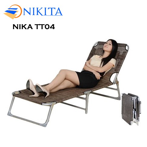 [XẢ KHO 3 NGÀY] Giường xếp văn phòng Nikita NIKA TT04 -Tải trọng 100kg (BH 6 tháng) giường gấp chung cư