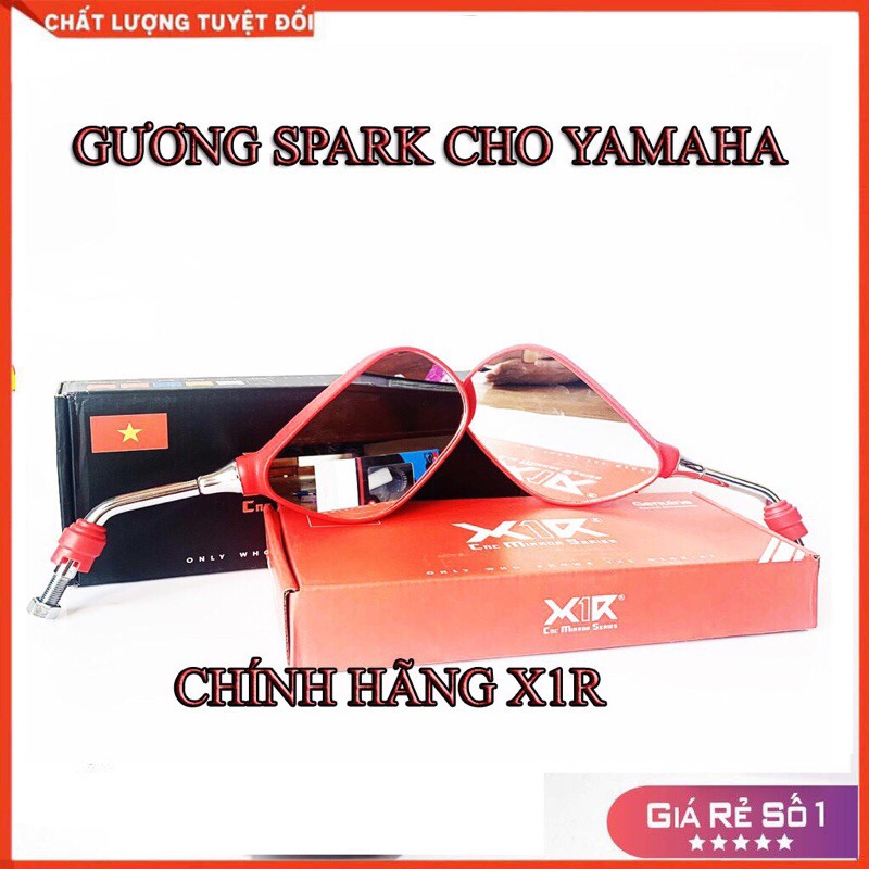 GƯƠNG CHIẾU HẬU THÁI LAN CHO XE YAMAHA CHÍNH HÃNG X1R (GIÁ 1 CẶP TRÁI +PHẢI)