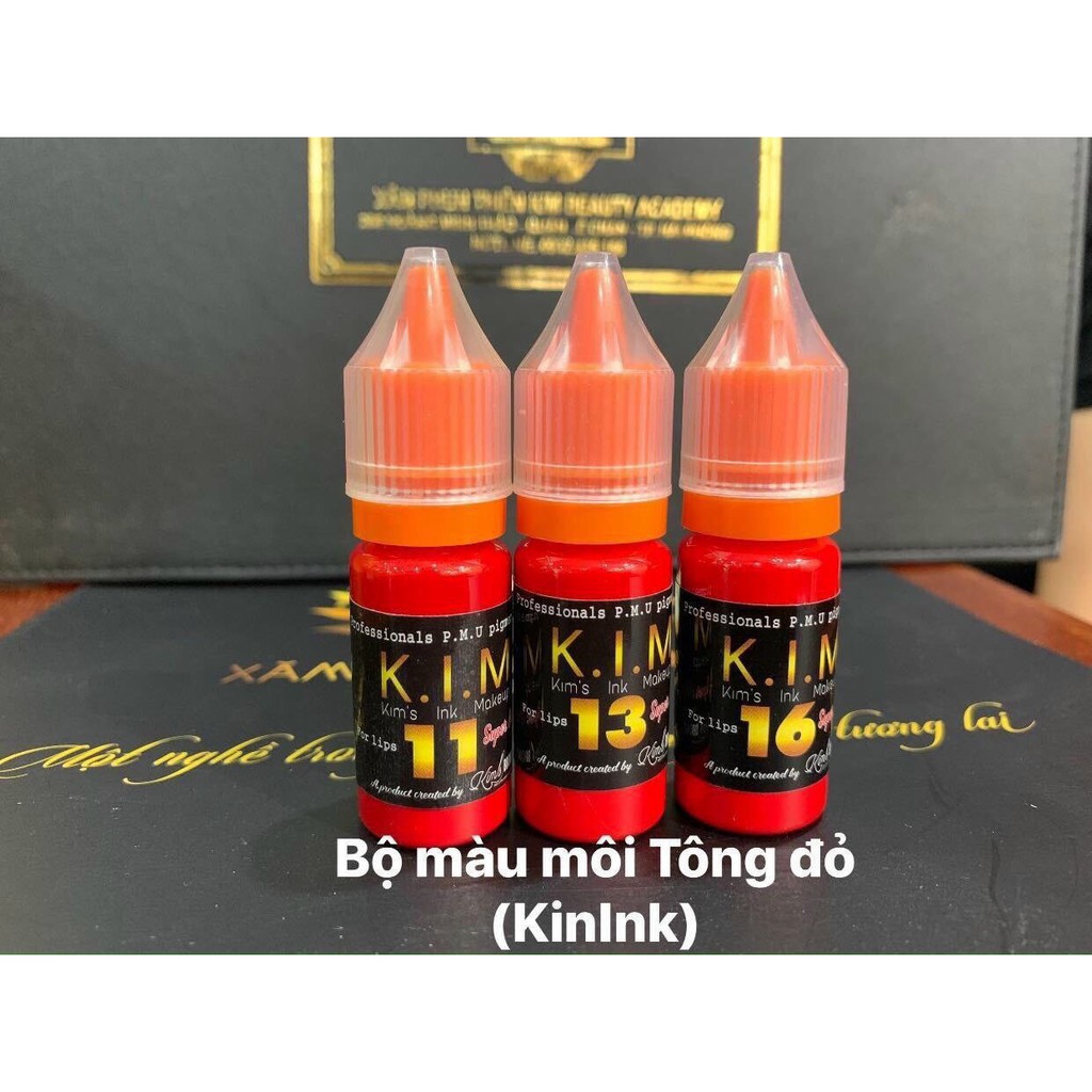 Mực Phun Thiên Kim chính hãng 10ml - Mực phun xăm môi mày Bám màu - Lên màu chuẩn tông cho xăm thẩm mỹ và điêu khắc