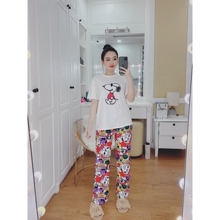 Bộ mặc nhà hoạt hình cute (3 hình ảnh thật)
