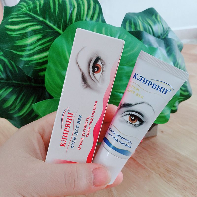 Kem mờ thâm quầng mắt- Klirvin, xóa tan bong mắt nhanh chóng