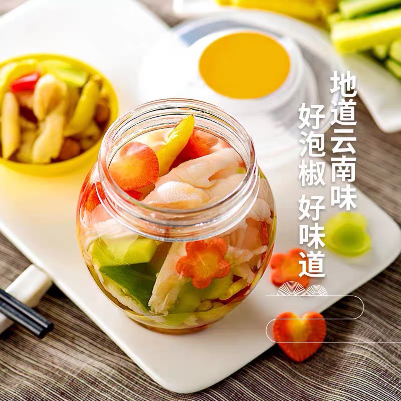 Ớt Xanh Ngâm Tứ Xuyên cay giòn ngon túi 1kg