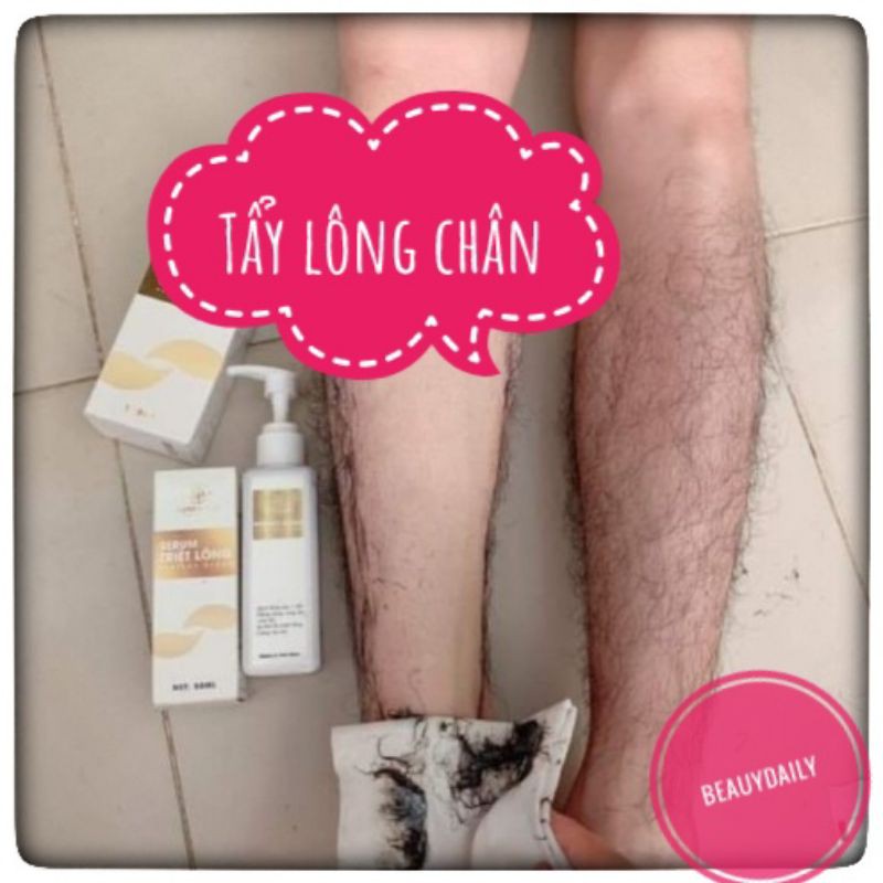 Kem tẩy lông Huyền Phi, combo kem tẩy lông + serum | BigBuy360 - bigbuy360.vn