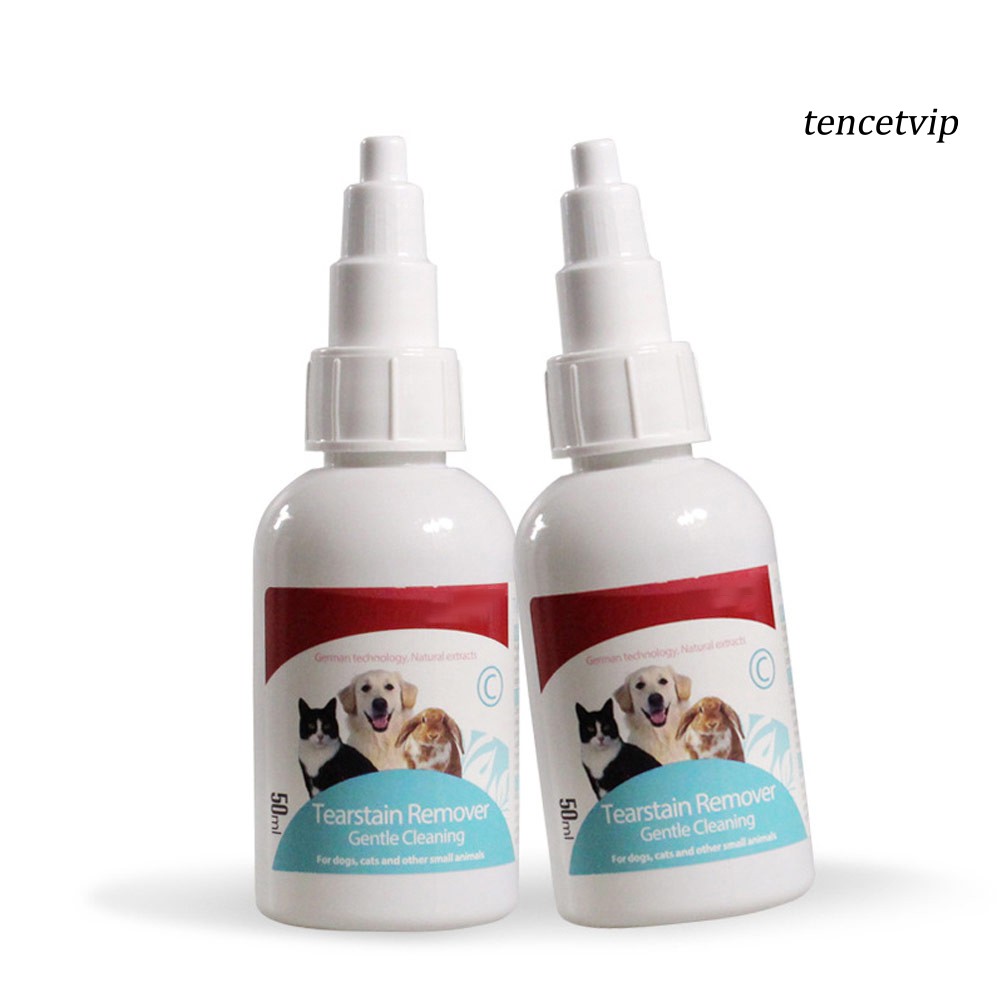 Dung dịch nhỏ mắt loại bỏ vết bẩn cho thú cưng 50ml tiện dụng