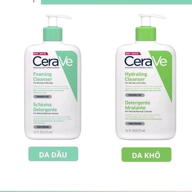 Sữa rửa mặt Ce.ra.ve 236ml