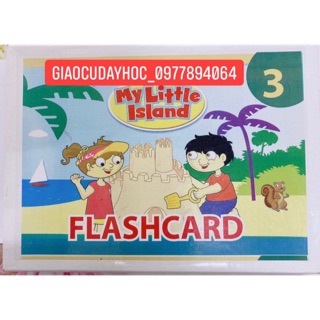 FLASHCARD MY LITTLE ISLAND 3 -c300 cán bóng