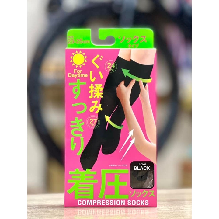 Tất Làm Thon Gọn Bắp Chân, Chống Giãn Tĩnh Mạch, Giảm Tê Chân Nhật Bản