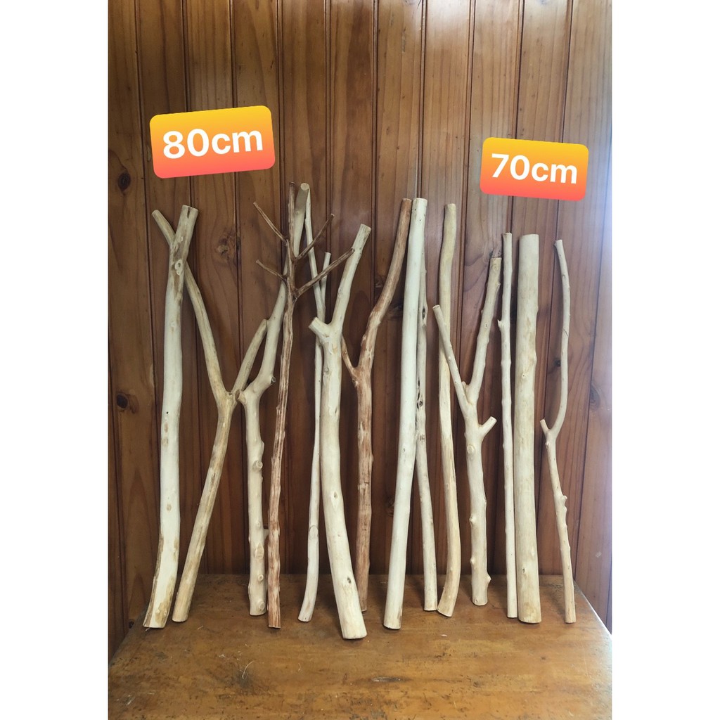CÀNH CÂY GỖ TỰ NHIÊN CHUYÊN LÀM MACRAME_Chiều dài 80 cm