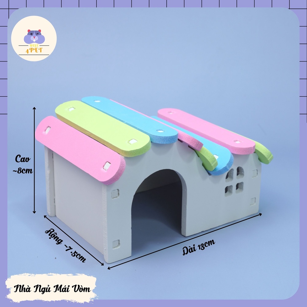 Nhà Ngủ Mái Vòng cho Hamster