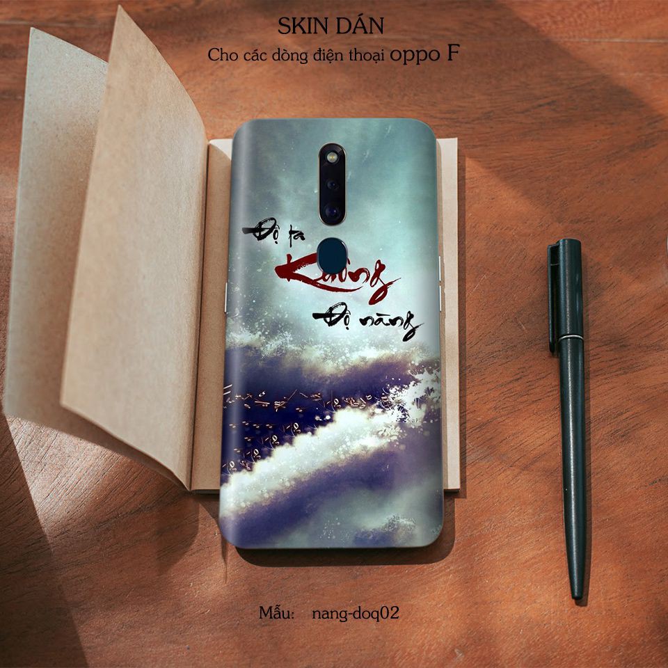 Miếng dán skin cho các dòng điện thoại Oppo F9 - F9 Pro - F11 - F11 Pro in hình cực chất
