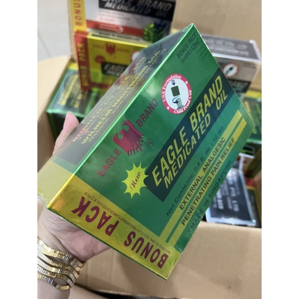 LỐ 14 CHÍNH HÃNG- DẦU NƯỚC VÀNG HIỆU CON Ó - 12ml