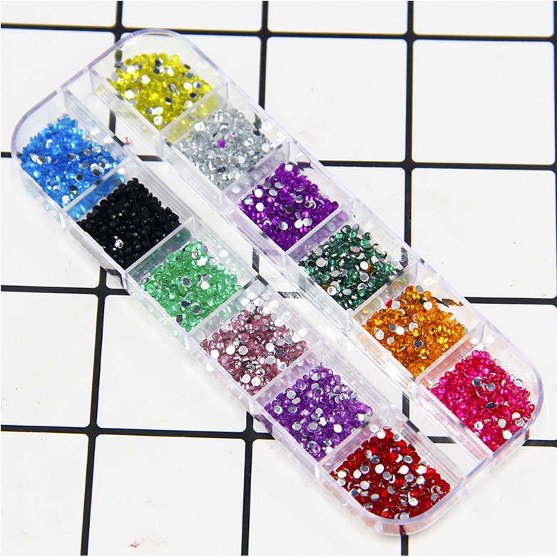 Hộp hạt đá trang trí