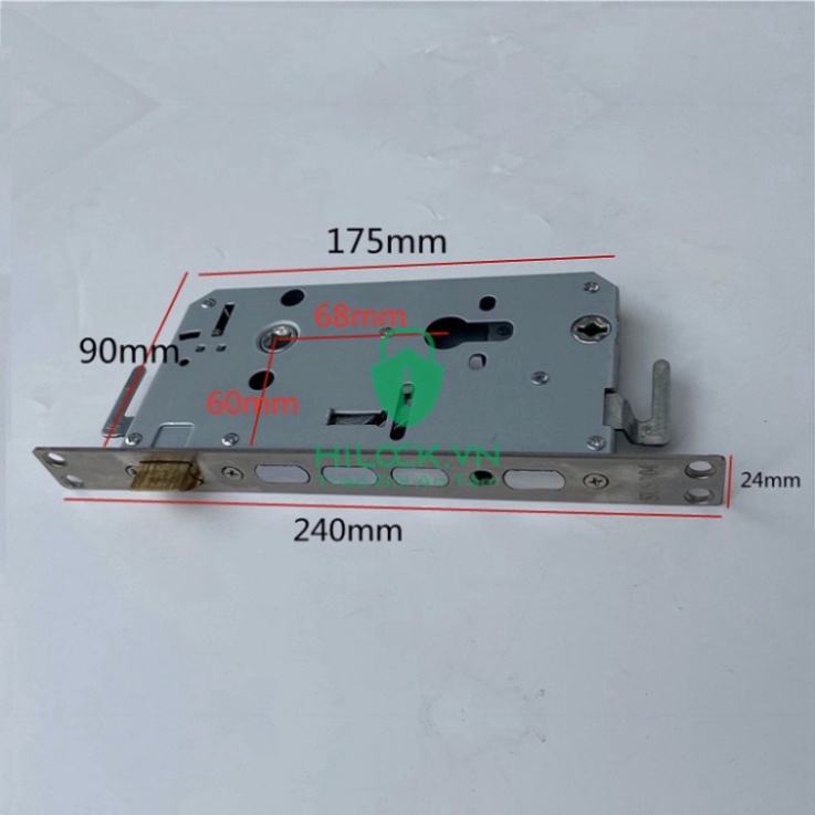Thân khoá, ruột khoá cửa vân tay. 2885, 3085, 3585, 4085, 4585, 6085, 6068... hilock