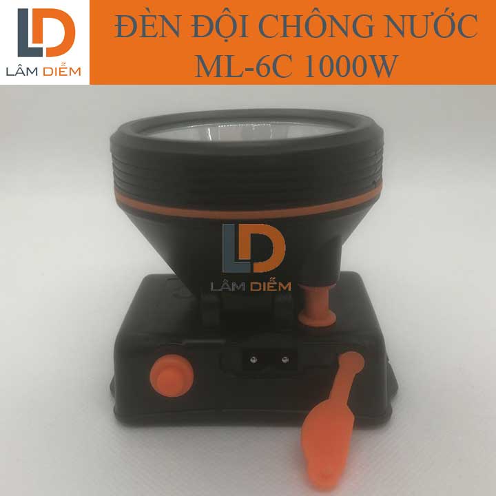 ĐÈN ĐỘI PIN SẠC CHỐNG NƯỚC SIÊU SÁNG ML-6C