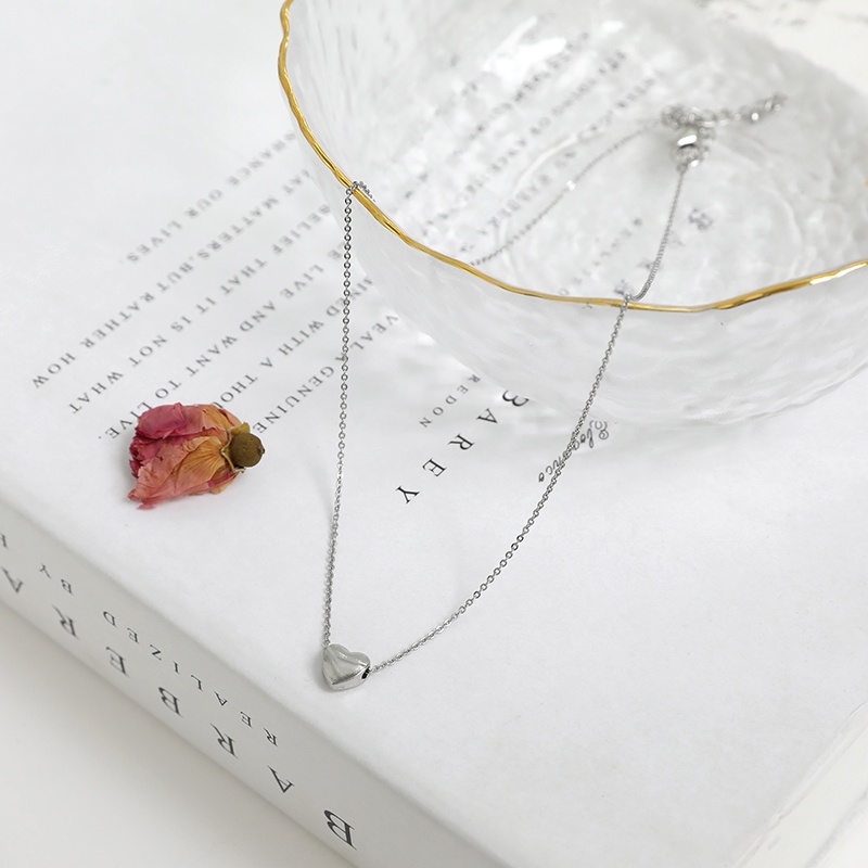 Vòng cổ Mặt Trái Tim Đơn Giản Thời Trang