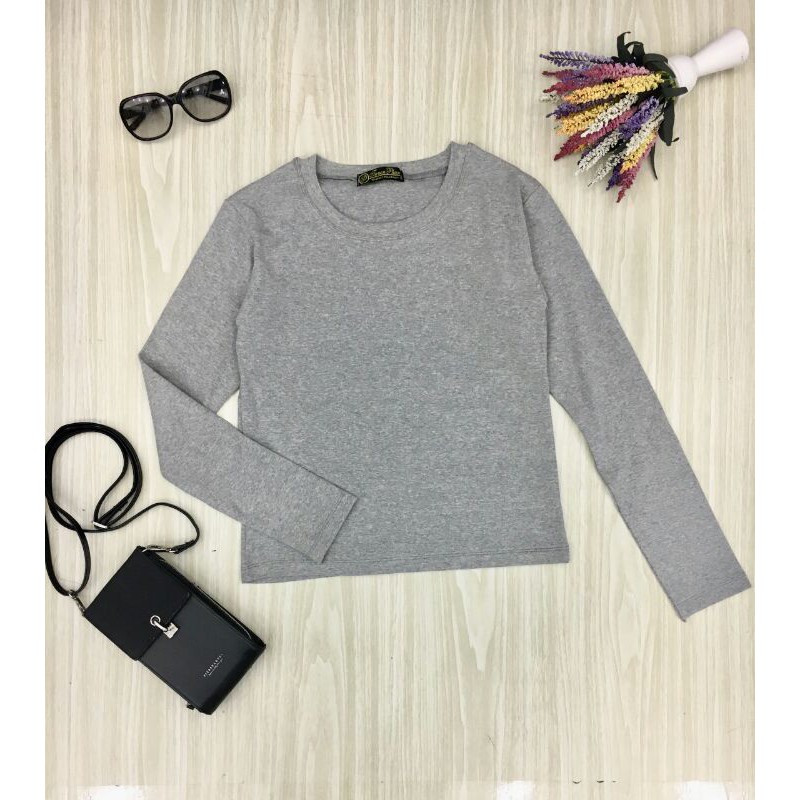 ÁO THUN BORIP CỔ TRÒN CROPTOP BIGSIZE ( hình thật)