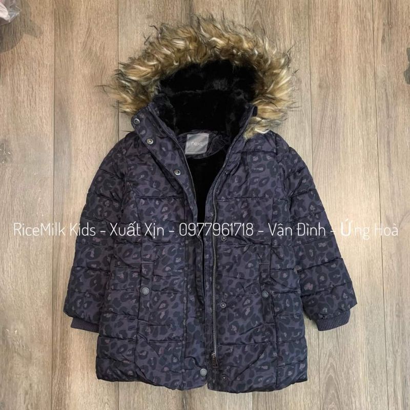 Áo khoác parka Next lót lông thỏ xuất dư xịn