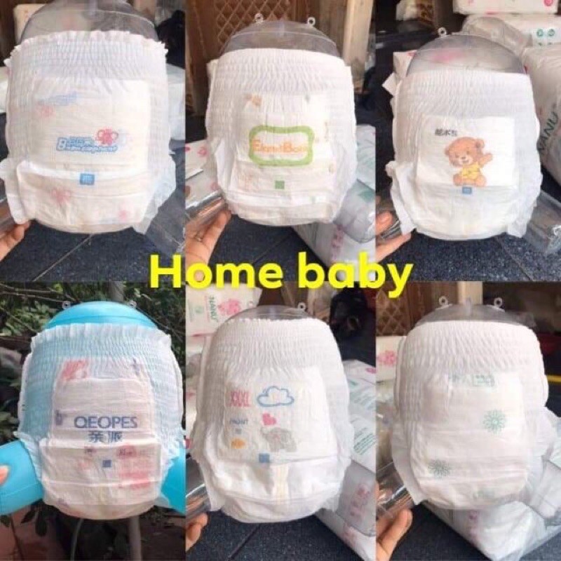 [Có Size Đại] Bỉm Tã Quần Home Baby Bịch 50 Chiếc Giá Rẻ Size 50L/50 XL/XXL/XXXL/ 4XL - Lưng Thun Đệm Mây Mềm Mại