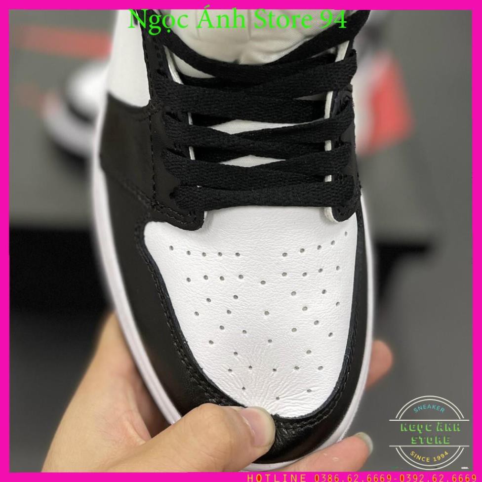Giày Thể Thao Jodan cao cổ đen trắng , Giày JD1 high PANDA cao cấp nam nữ Full Box Bill , giày sneaker Jordan 1