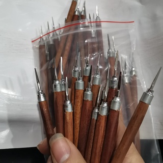 lấy khoé cán gỗ đầu Inox manh219 nail