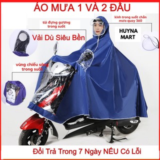 Áo Mưa Phản Quang Có Kính Che Mặt (1 đầu và 2 đầu) AM03
