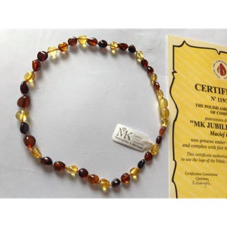 Vòng hổ phách cho bé