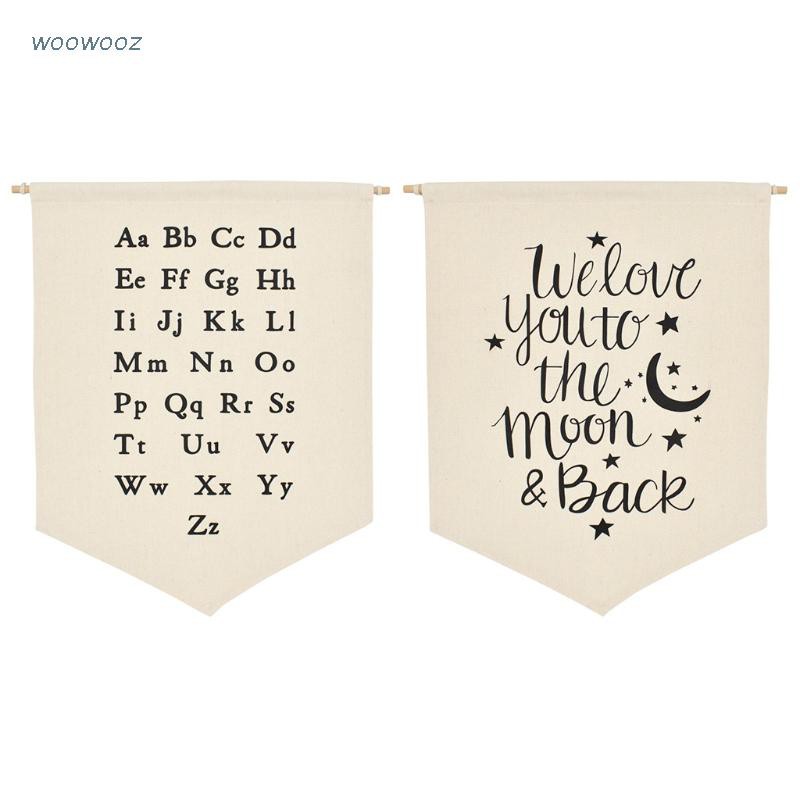 Dây Cờ Vải Treo Tường Trang Trí Phòng Cho Bé